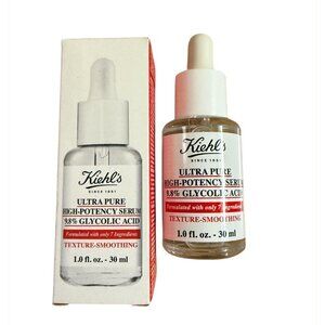 Kiehl's Ultra Pure High-Potency 9.8% Glycolic Acid Serum 1 oz  new